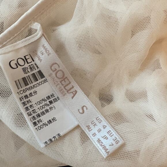 Goelia White Lace Summer Cardigan Size S - Picture 6 of 6